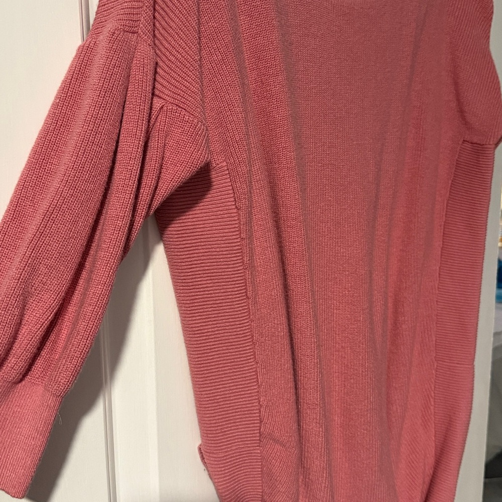 Express Pink Ribbed Sweater - Picture 4 of 5